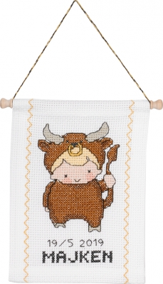 click here to view larger image of Taurus (counted cross stitch kit)