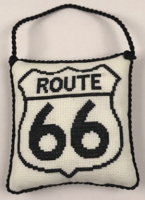click here to view larger image of Route 66 Ornament (counted cross stitch kit)