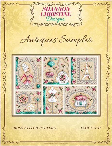 click here to view larger image of Antiques Sampler (chart)