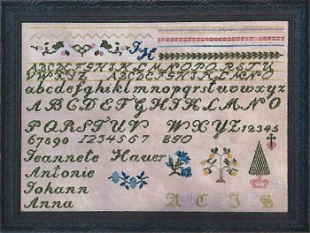 click here to view larger image of Jeannete Hauer Sampler (chart)