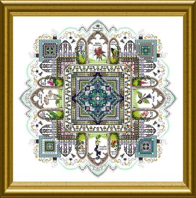 click here to view larger image of Garden Mandala  (chart)