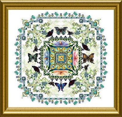 click here to view larger image of Butterfly Lace Mandala  (chart)