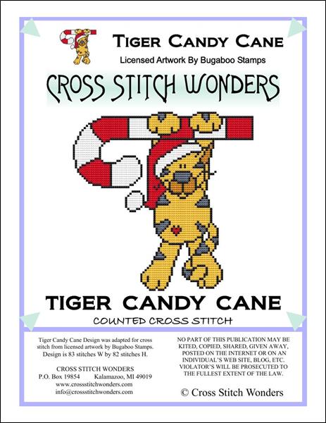 click here to view larger image of Tiger Candy Cane (chart)
