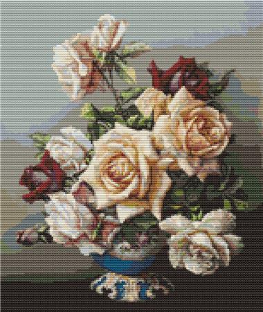 click here to view larger image of Vase of Roses (Irene Klestova) (chart)