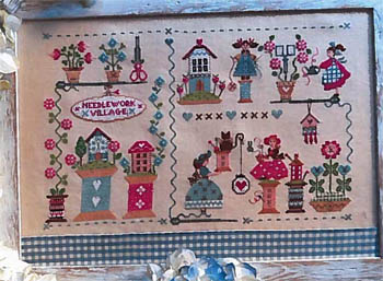 click here to view larger image of Needlework Village (chart)