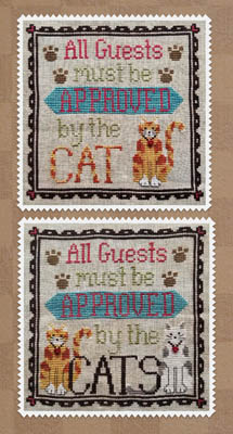 click here to view larger image of Cat Owner's Welcome (chart)