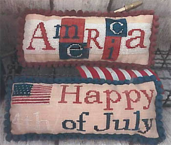 click here to view larger image of America & 4th Of July Pillows (chart)