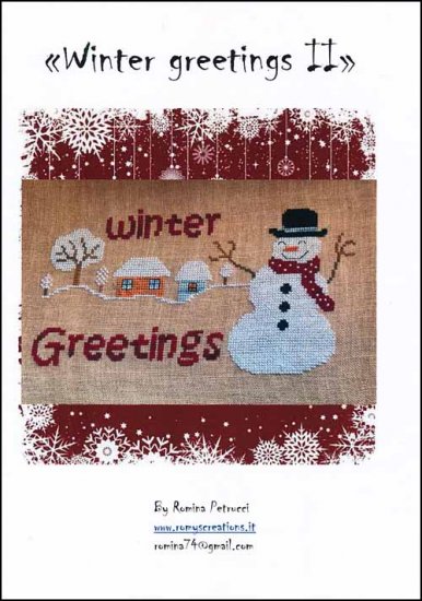 click here to view larger image of Winter Greetings II (chart)