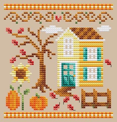 click here to view larger image of Pumpkin House (chart)