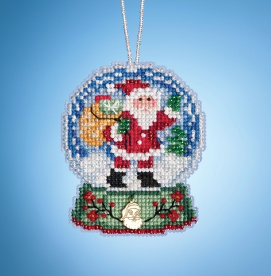 click here to view larger image of Santa Globe (2019) (counted cross stitch kit)