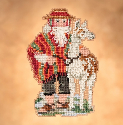 click here to view larger image of Andes (2019) - South American Santas (counted cross stitch kit)