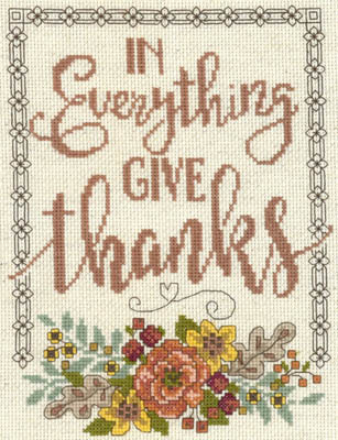 click here to view larger image of Give Thanks Floral - Diane Arthurs (chart)