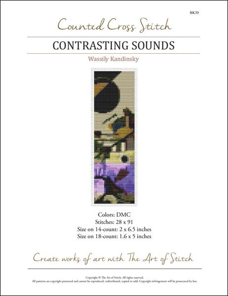 click here to view larger image of Contrasting Sounds Bookmark (Wassily Kandinsky) (chart)