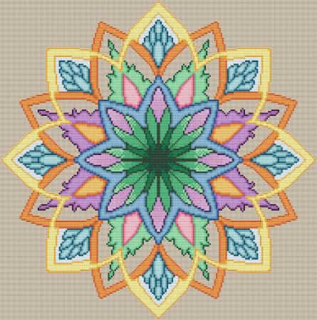 click here to view larger image of Lotus Mandala (chart)