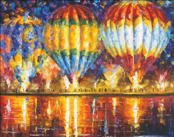 click here to view larger image of Balloon Reflections - Max Colors (chart)
