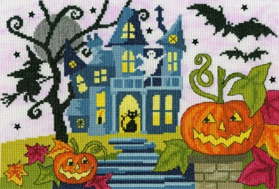 click here to view larger image of Spooky! - Halloween - Julia Rigby (counted cross stitch kit)