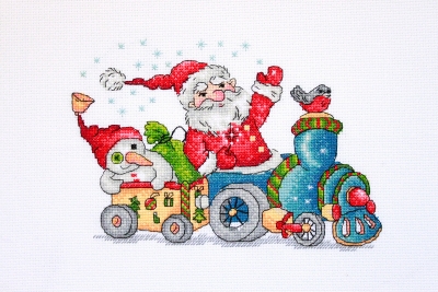 click here to view larger image of Christmas Travel (counted cross stitch kit)