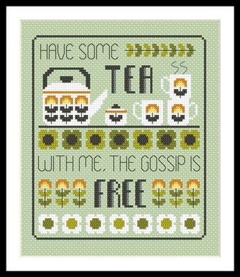 click here to view larger image of Tea and Gossip (chart)