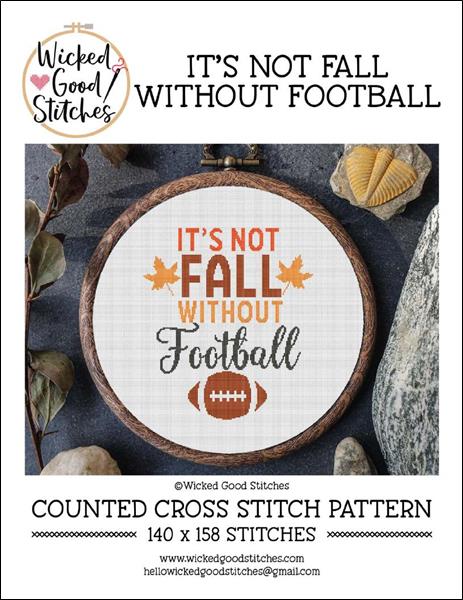 click here to view larger image of It's Not Fall Without Football (chart)