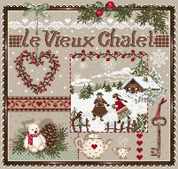 click here to view larger image of Le Vieux Chalet KIT - Aida (counted cross stitch kit)