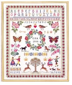 click here to view larger image of Sampler (counted cross stitch kit)