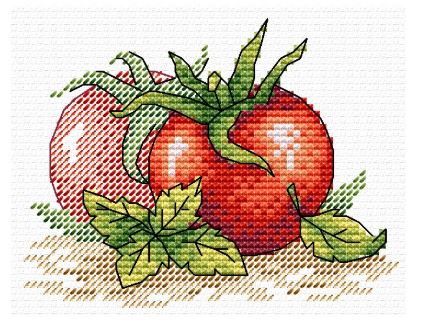 click here to view larger image of Ripe Tomato (counted cross stitch kit)