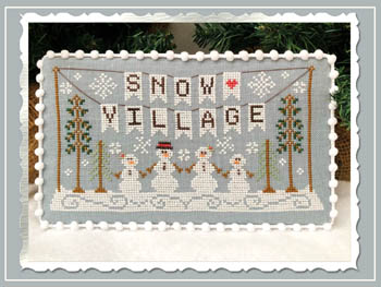 click here to view larger image of Snow Village 1 - Banner (chart)