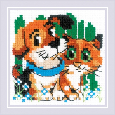 click here to view larger image of Stick With Me (counted cross stitch kit)