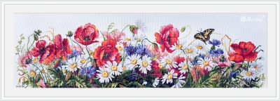 click here to view larger image of Field Beauties (counted cross stitch kit)