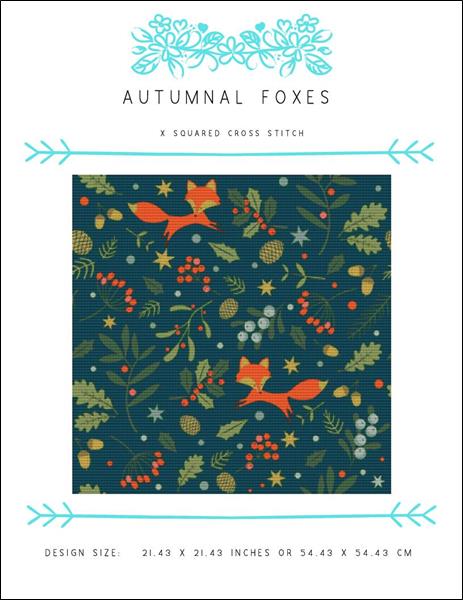 click here to view larger image of Autumnal Foxes (chart)
