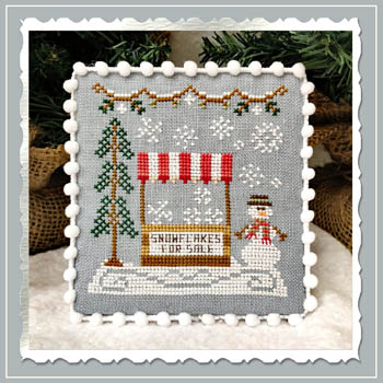 click here to view larger image of Snow Village 3 - Snowflake Stand (chart)