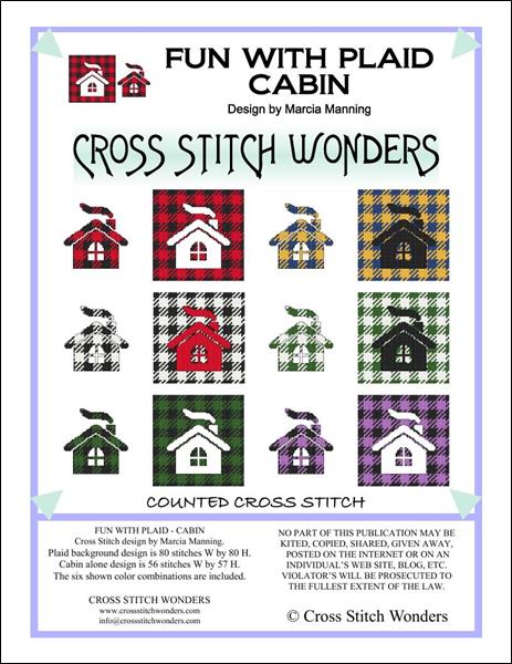 click here to view larger image of Fun With Plaid - Cabin (chart)