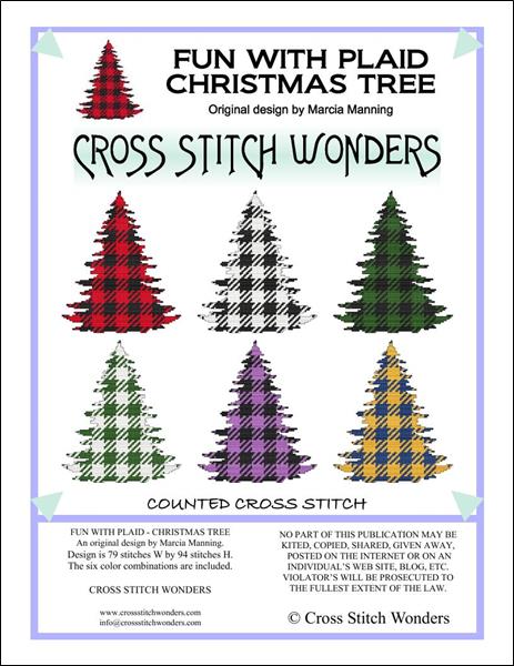 click here to view larger image of Fun With Plaid - Christmas Tree (chart)