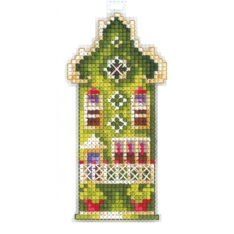 click here to view larger image of Olive House (counted cross stitch kit)