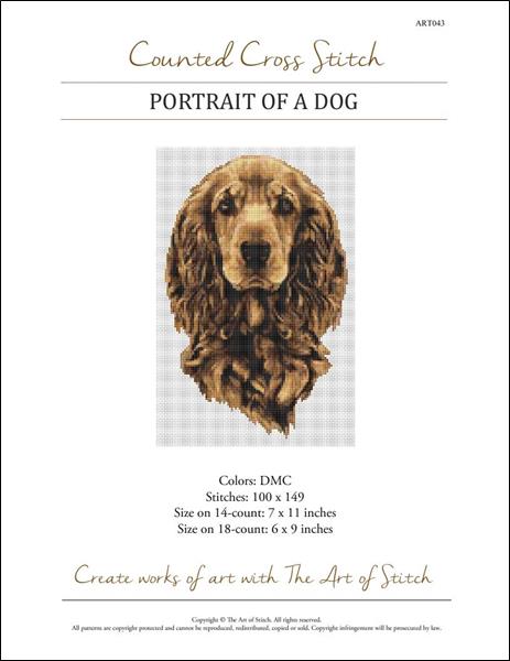 click here to view larger image of Portrait of a Dog (chart)