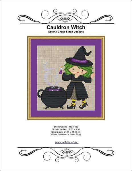 click here to view larger image of Cauldron Witch (chart)