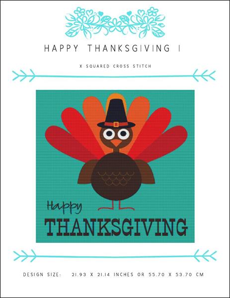 click here to view larger image of Happy Thanksgiving I (chart)