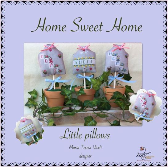 click here to view larger image of Home Sweet Home Little Pillows (chart)