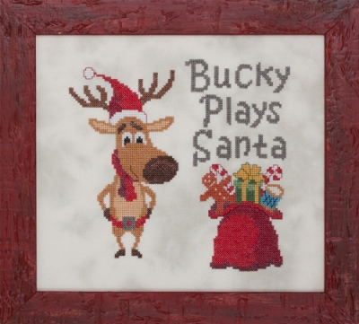 click here to view larger image of Bucky Plays Santa (chart)