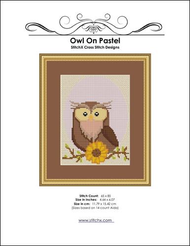 click here to view larger image of Owl on Pastel (chart)