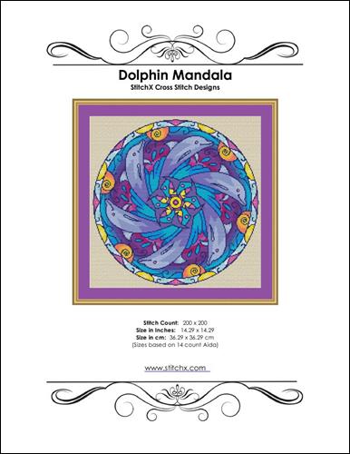 click here to view larger image of Dolphin Mandala (chart)
