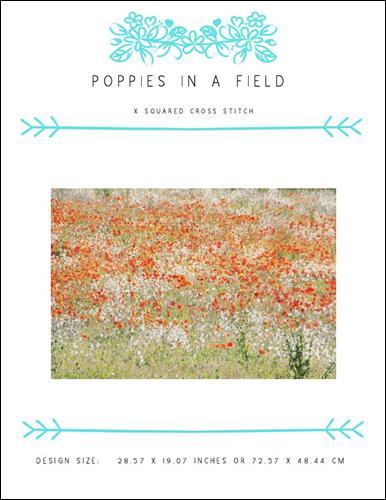 click here to view larger image of Poppies in a Field (chart)