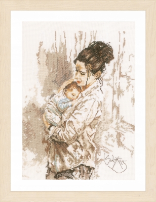 click here to view larger image of Mothers Love (counted cross stitch kit)