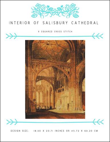 click here to view larger image of Interior of Salisbury Cathedral (chart)