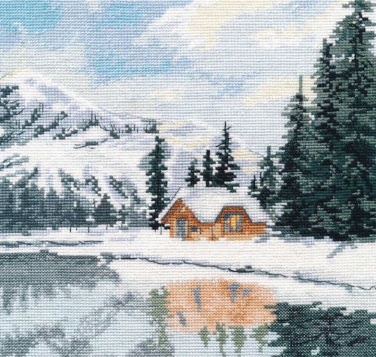 click here to view larger image of Lake Louise (counted cross stitch kit)