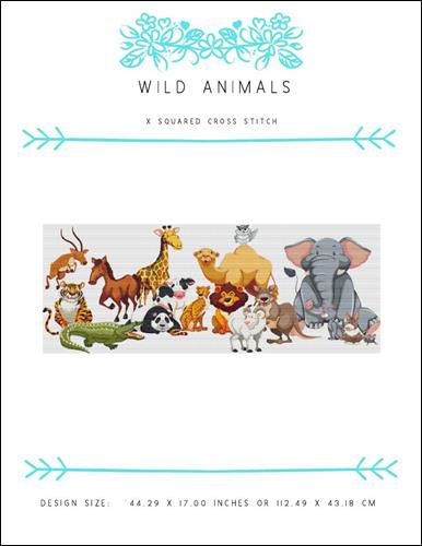 click here to view larger image of Wild Animals (chart)