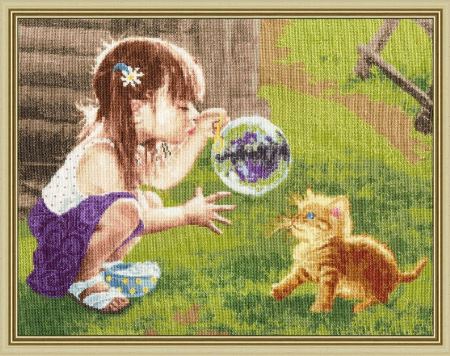 click here to view larger image of Funny Game (counted cross stitch kit)