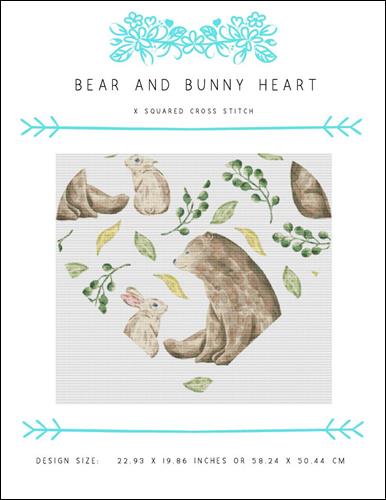 click here to view larger image of Bear And Bunny Heart (chart)