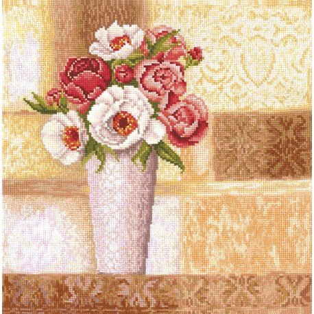 click here to view larger image of Vintage Roses  (counted cross stitch kit)