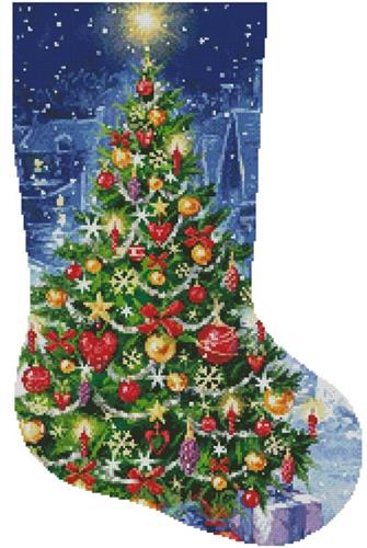click here to view larger image of Christmas Tree Stocking (right)  (chart)
